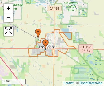 Area schools map